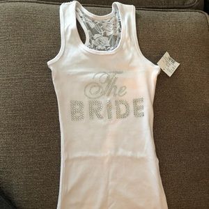 The Bride racerback tank top